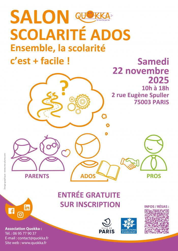 Affiche du Salon Parent Ado 2025